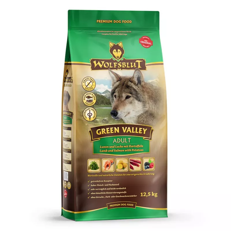 Green Valley Adult - Lamm & Lachs mit Kartoffel 12,5 kg